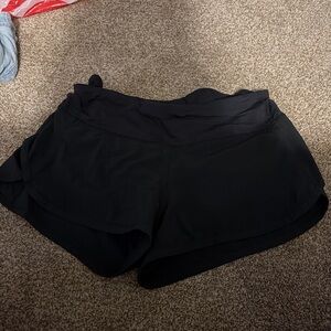lululemon athletica Women's Black Athletic Shorts